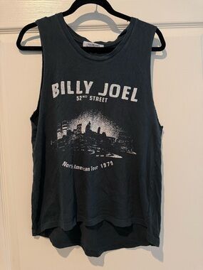 Free People 100% cotton Billy Joel tank